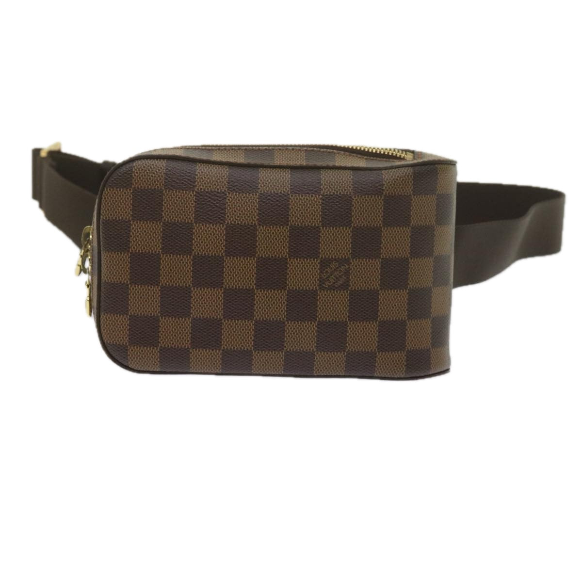 LOUIS VUITTON Damier Ebene Geronimos Shoulder Bag N51994 LV Auth ai673