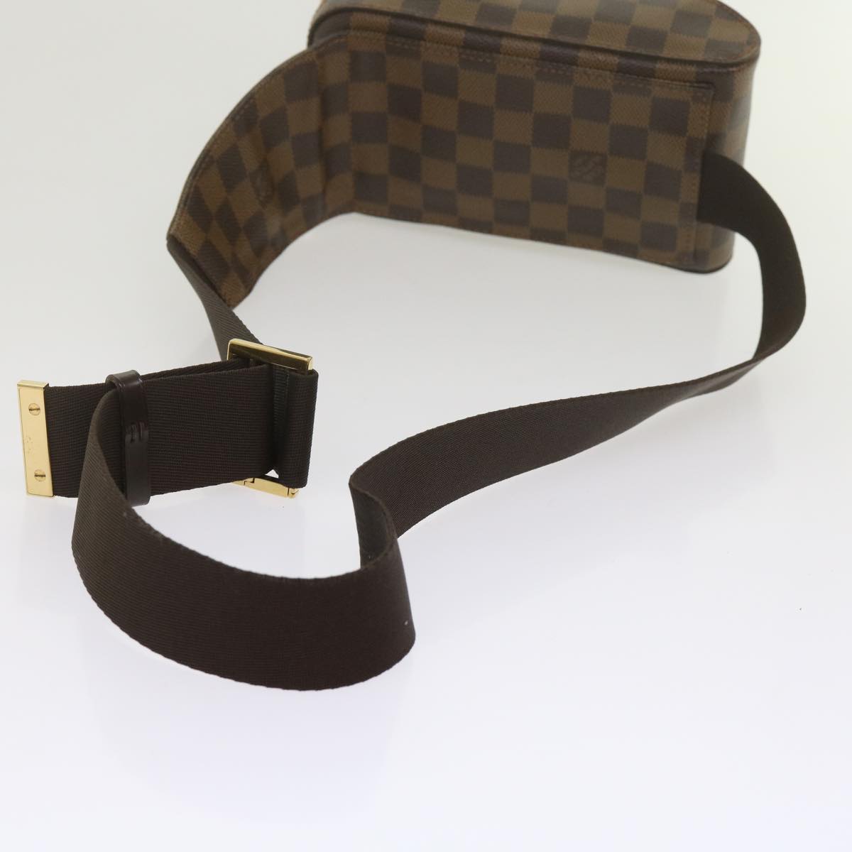 LOUIS VUITTON Damier Ebene Geronimos Shoulder Bag N51994 LV Auth ai673