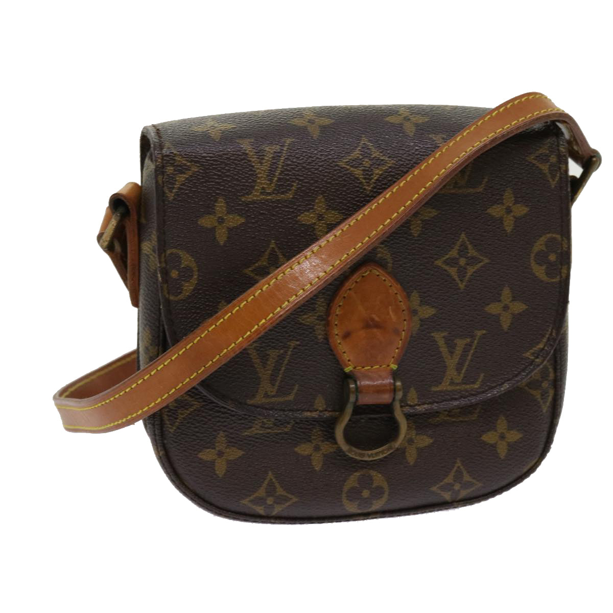 LOUIS VUITTON Monogram Saint Cloud PM Shoulder Bag M51244 LV Auth ai723