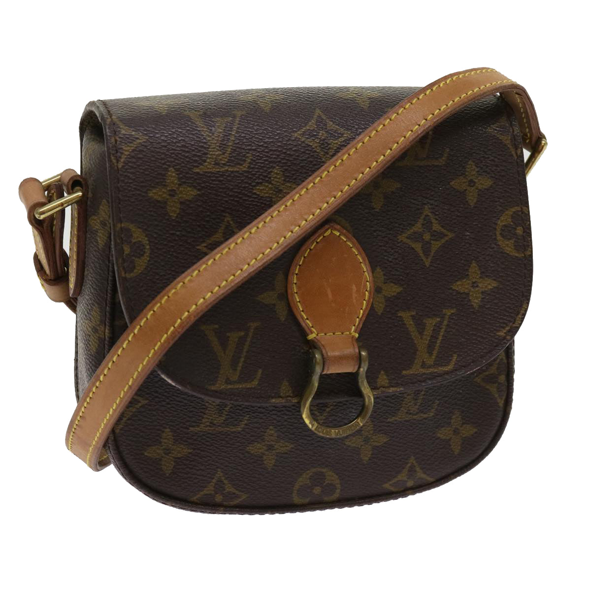 LOUIS VUITTON Monogram Saint Cloud PM Shoulder Bag M51244 LV Auth ai725