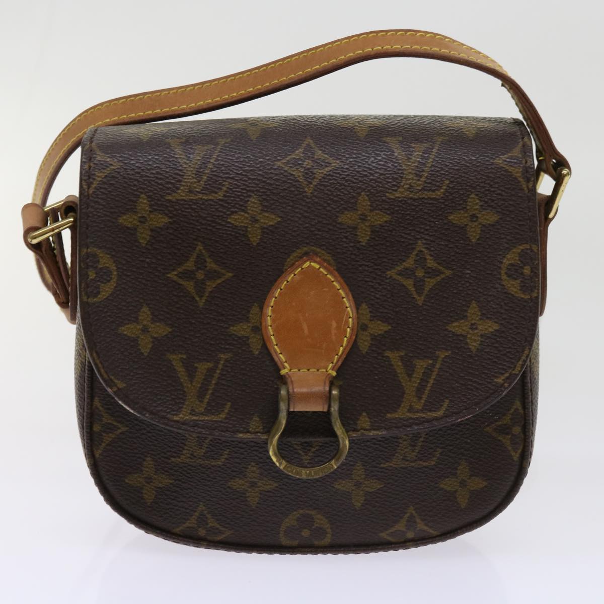 LOUIS VUITTON Monogram Saint Cloud PM Shoulder Bag M51244 LV Auth ai725