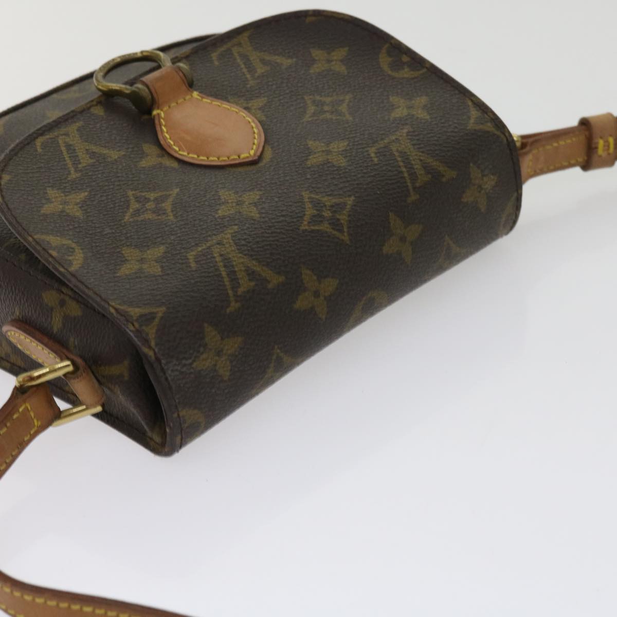 LOUIS VUITTON Monogram Saint Cloud PM Shoulder Bag M51244 LV Auth ai725