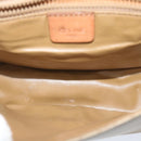 CELINE Macadam Canvas Shoulder Bag Beige Auth ai726-11