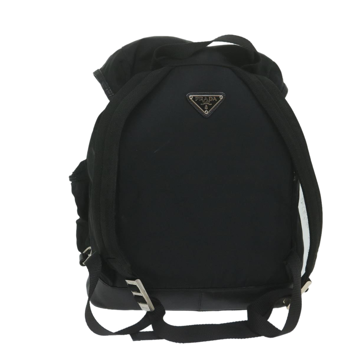 PRADA Backpack Nylon Black Auth ai735 - 0