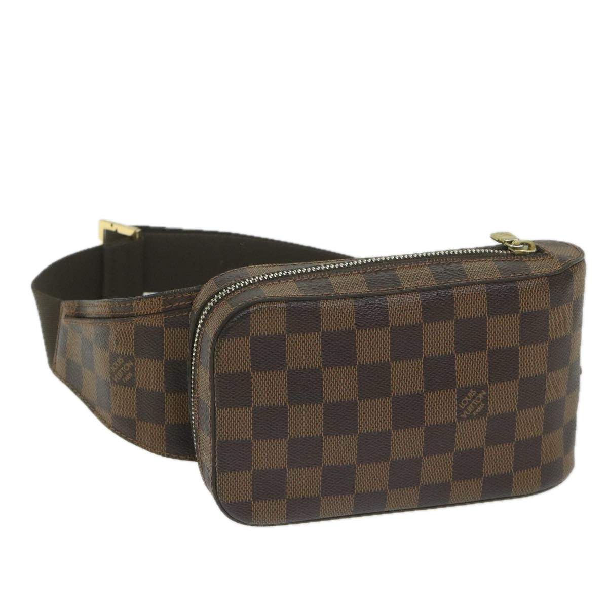 LOUIS VUITTON Damier Ebene Geronimos Shoulder Bag N51994 LV Auth ai761