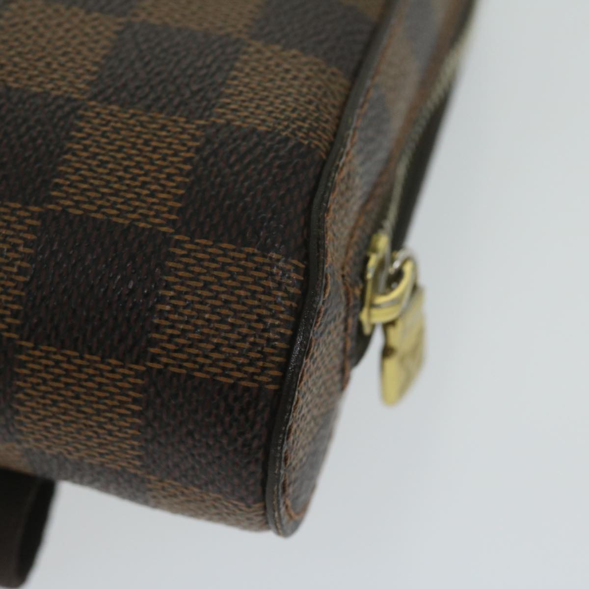 LOUIS VUITTON Damier Ebene Geronimos Shoulder Bag N51994 LV Auth ai761