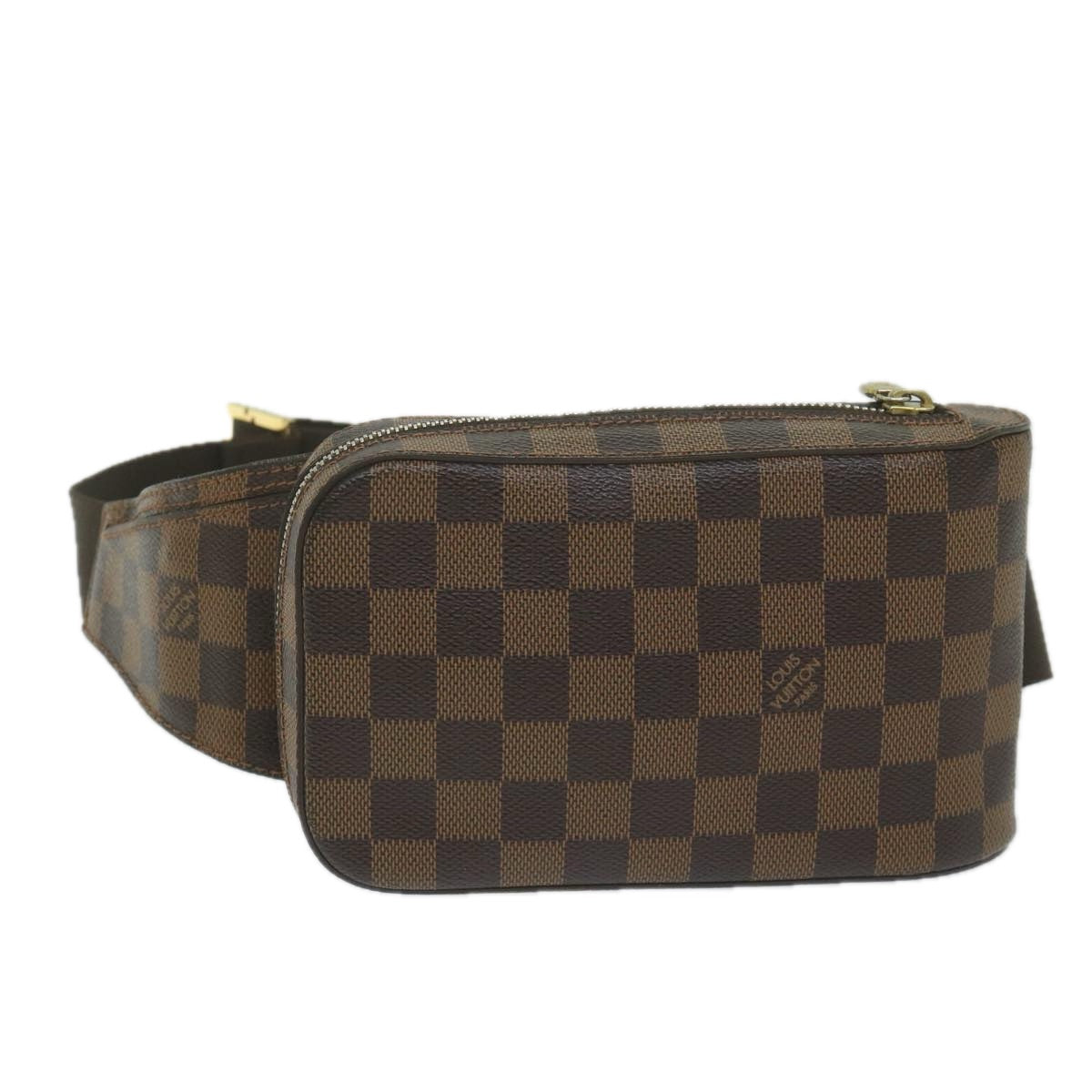 LOUIS VUITTON Damier Ebene Geronimos Shoulder Bag N51994 LV Auth ai761