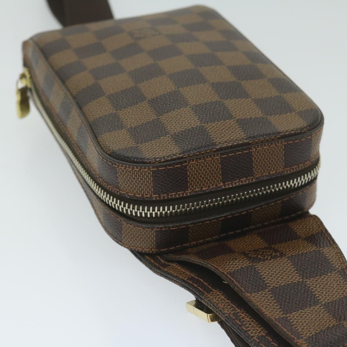 LOUIS VUITTON Damier Ebene Geronimos Shoulder Bag N51994 LV Auth ai761