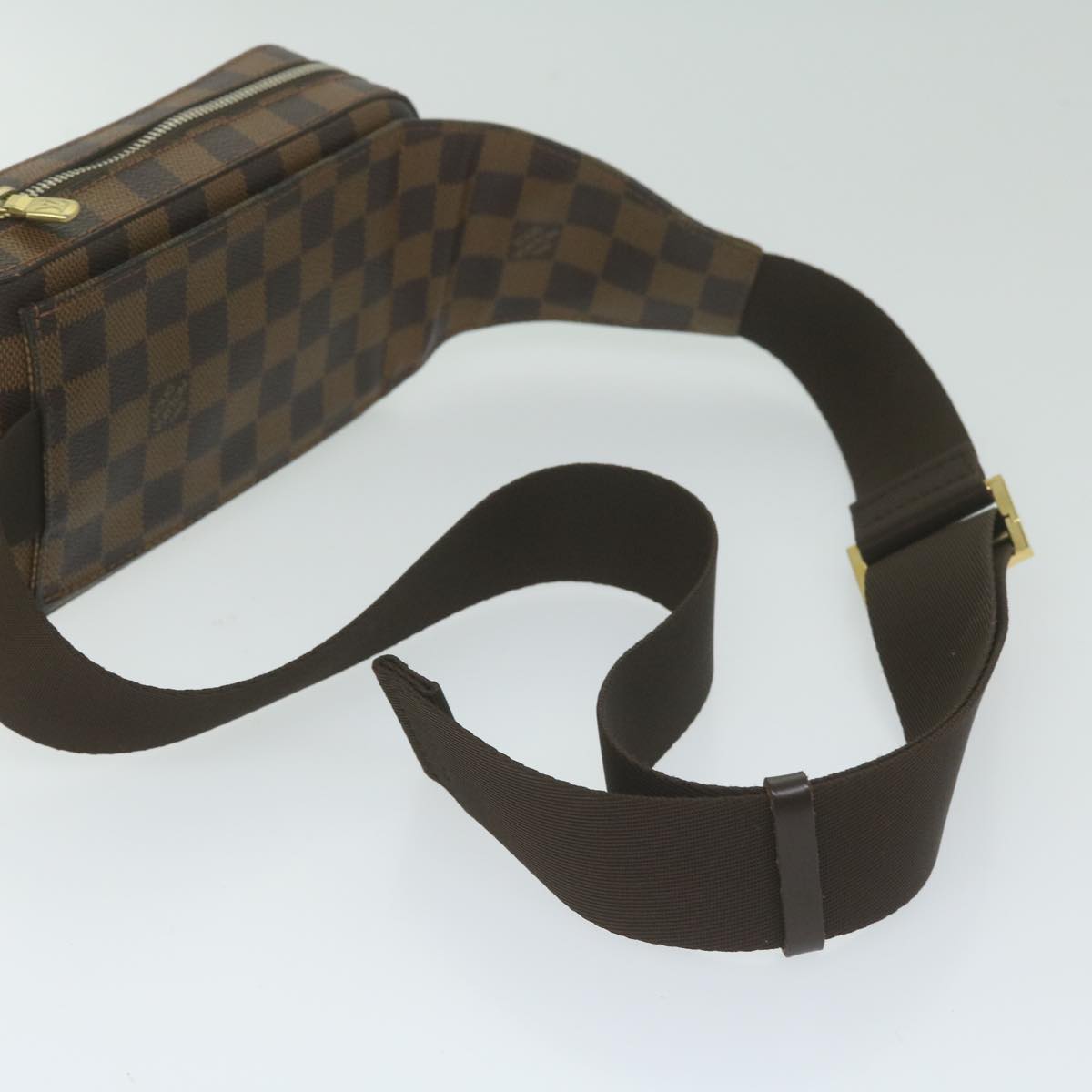 LOUIS VUITTON Damier Ebene Geronimos Shoulder Bag N51994 LV Auth ai761