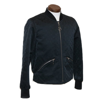 LOUIS VUITTON Nylon Jacket Size 38 Japan limited Black LV Auth ak066