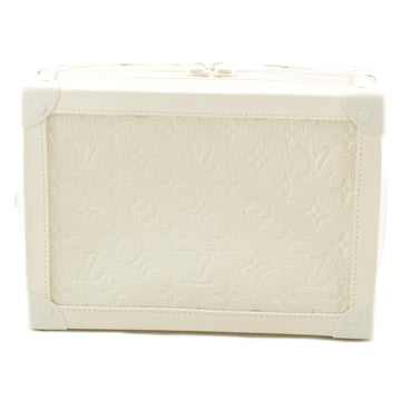 LOUIS VUITTON Virgil Abloh Shoulder Bag Soft Trunk Box White M53254 Auth ak104A - 0