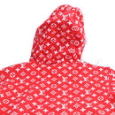 LOUIS VUITTON Supreme Box Logo Hoodie Red XXS LV Auth ak145-8