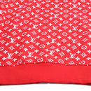 LOUIS VUITTON Supreme Box Logo Hoodie Red XXS LV Auth ak145-10