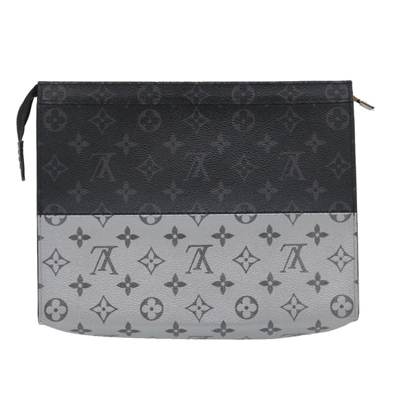 LOUIS VUITTON Monogram Split Pochette Voyage MM Clutch Bag M63039 LV Auth ak168A