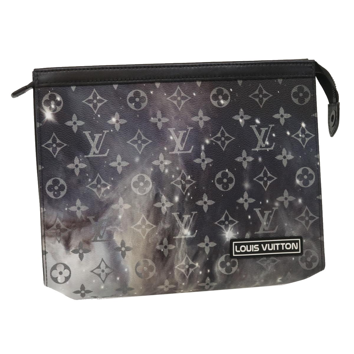 LOUIS VUITTON Monogram Galaxy Pochette Voyage MM Clutch Bag M44448 Auth ak176A