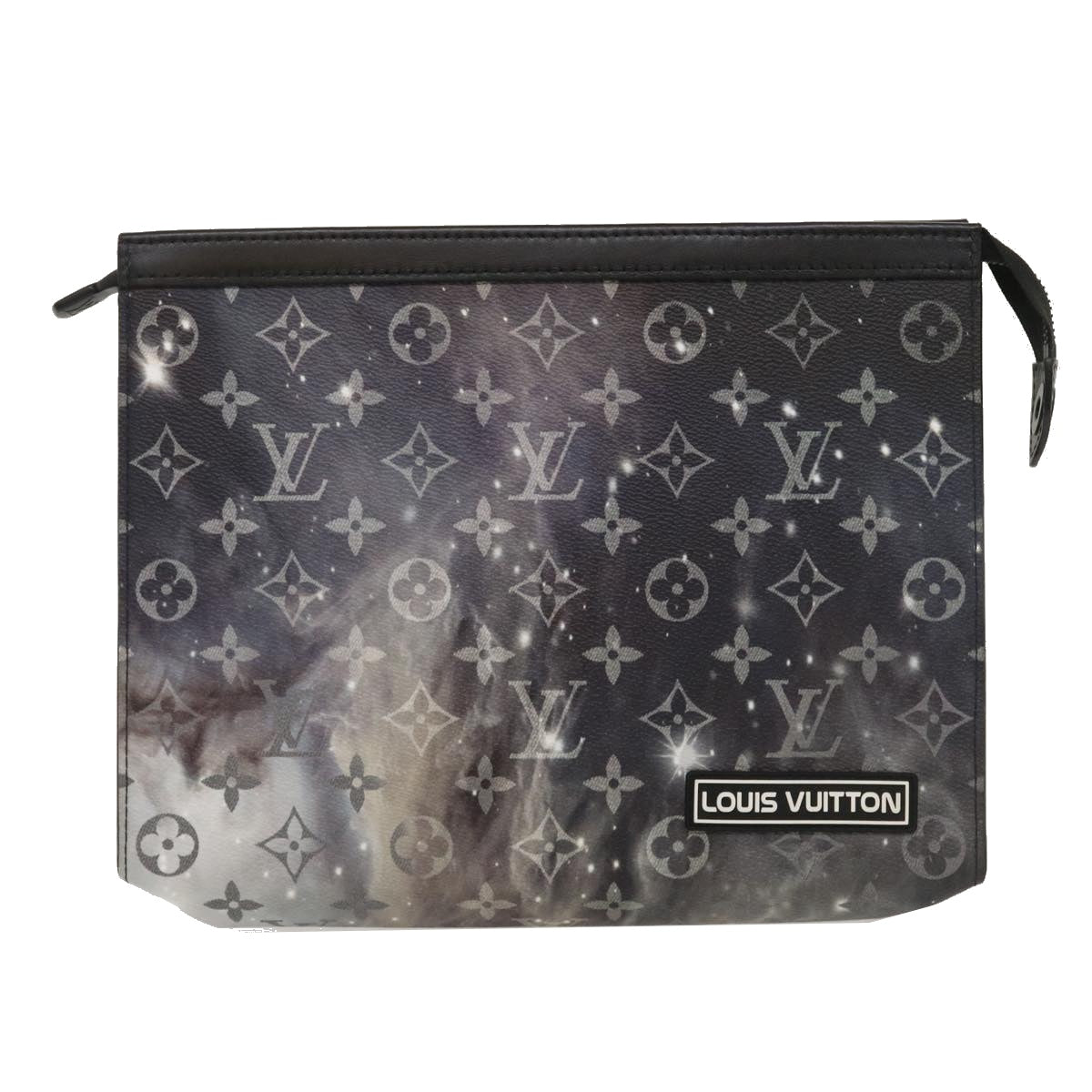 LOUIS VUITTON Monogram Galaxy Pochette Voyage MM Clutch Bag M44448 Auth ak176A