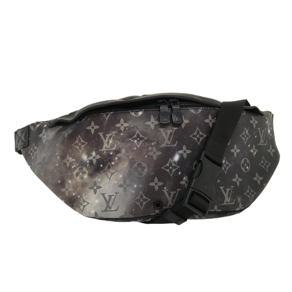 LOUIS VUITTON Monogram Galaxy Bum Bag Shoulder Bag Gray M44444 LV Auth ak177A