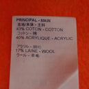 LOUIS VUITTON Monogram Jacquard Crew Neck Sweatshirt XS Orange RM192M Auth ak191-12