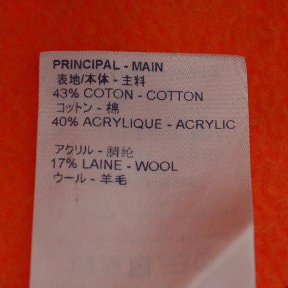 LOUIS VUITTON Monogram Jacquard Crew Neck Sweatshirt XS Orange RM192M Auth ak191