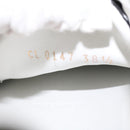 LOUIS VUITTON Front Low Line Glitter Sneakers Leather 38.5 Silver LV Auth ak199-11