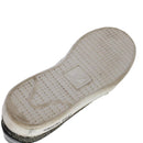 LOUIS VUITTON Front Low Line Glitter Sneakers Leather 38.5 Silver LV Auth ak199-9