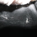 LOUIS VUITTON Sneakers Exotic Leather 6 Black LV Auth ak202-15