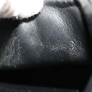 LOUIS VUITTON Sneakers Exotic Leather 6 Black LV Auth ak202-9