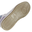 LOUIS VUITTON Monogram Rivoli Line High Top Sneakers Leather 6 White Auth ak205-19