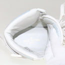 LOUIS VUITTON Monogram Rivoli Line High Top Sneakers Leather 6 White Auth ak205-20