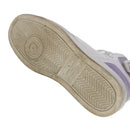 LOUIS VUITTON Monogram Rivoli Line High Top Sneakers Leather 6 White Auth ak205-9