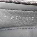 LOUIS VUITTON Driving Shoes Exotic Leather 7 Black Gray LV Auth ak212-10