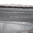 LOUIS VUITTON Driving Shoes Exotic Leather 7 Black Gray LV Auth ak212-17