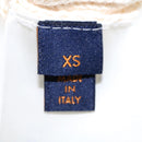 LOUIS VUITTON Knitted Sweater Jacket Cotton XS Beige RM181 GDJ HEN61W Auth ak213-10