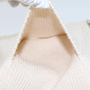 LOUIS VUITTON Knitted Sweater Jacket Cotton XS Beige RM181 GDJ HEN61W Auth ak213-6