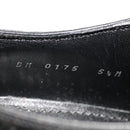 LOUIS VUITTON Wing Tip Medallio Shoes Leather 5.5 M Black MP3136 LV Auth ak214-11
