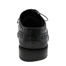 LOUIS VUITTON Wing Tip Medallio Shoes Leather 5.5 M Black MP3136 LV Auth ak214-15