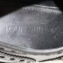 LOUIS VUITTON Wing Tip Medallio Shoes Leather 5.5 M Black MP3136 LV Auth ak214-18