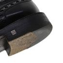 LOUIS VUITTON Wing Tip Medallio Shoes Leather 5.5 M Black MP3136 LV Auth ak214-7