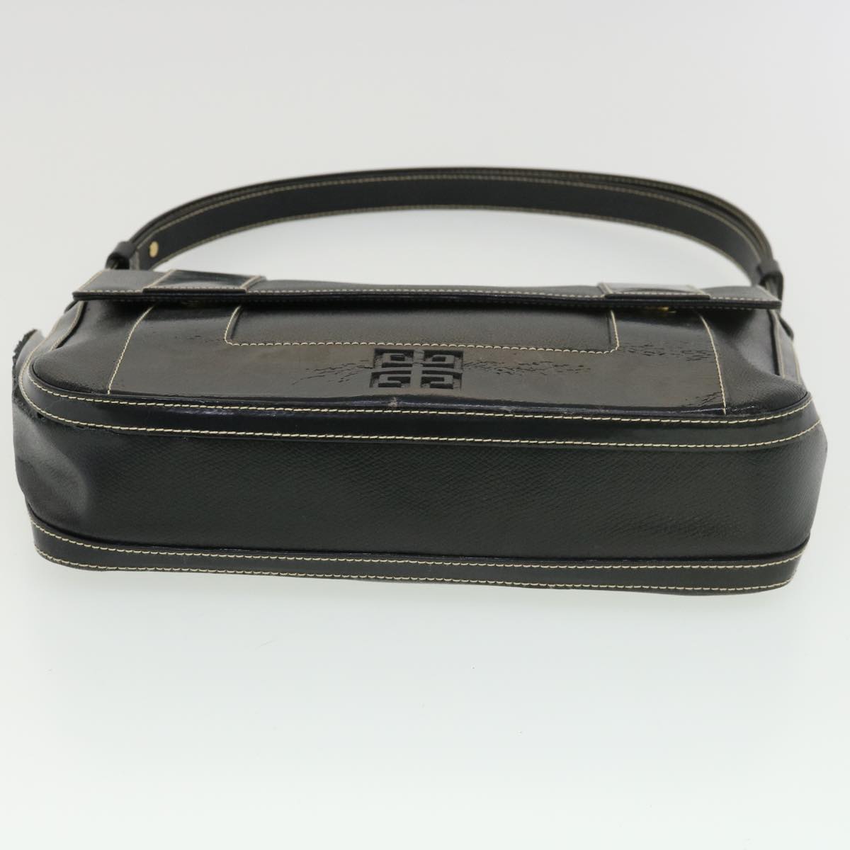 GIVENCHY Shoulder Bag Leather Black Auth am1875g