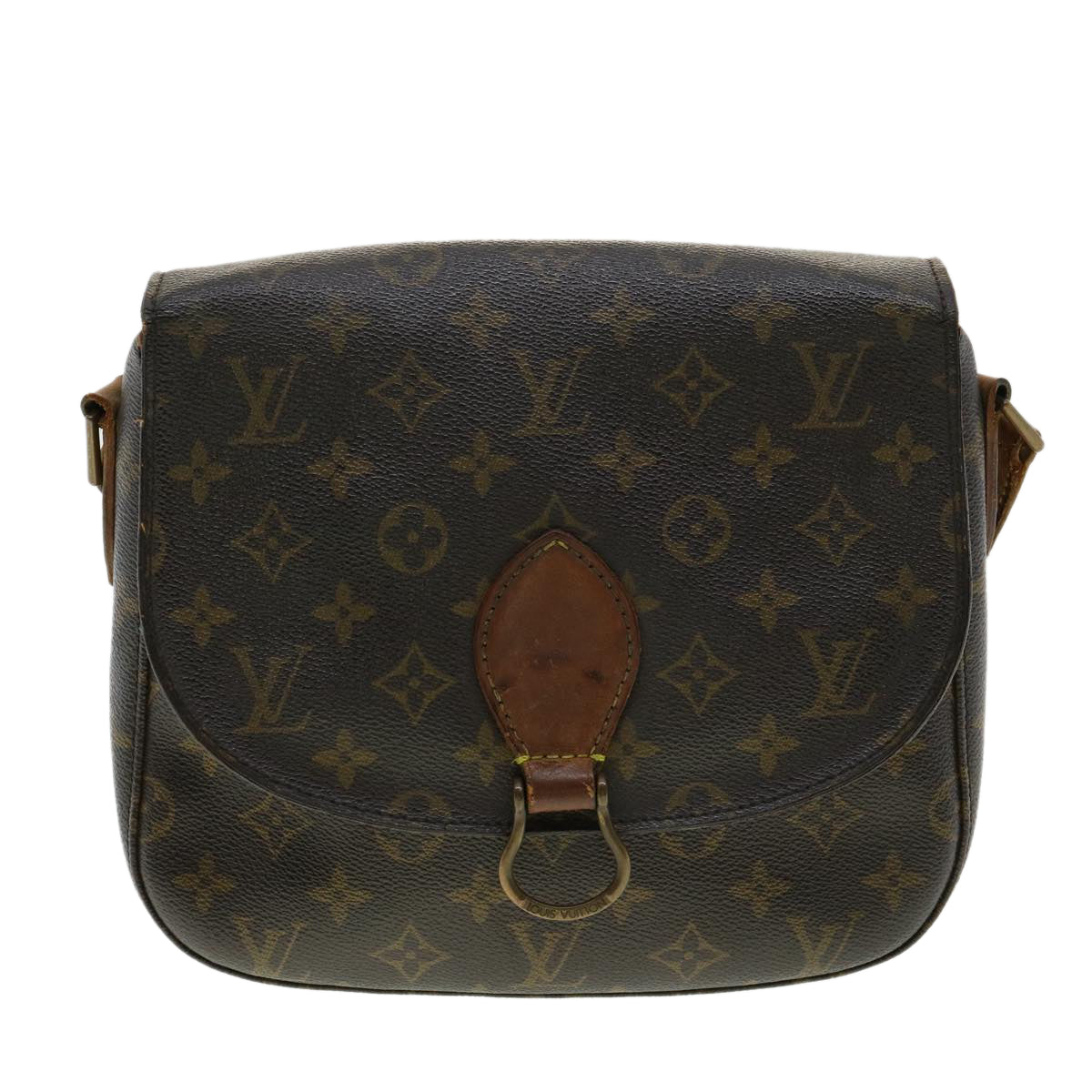 LOUIS VUITTON Monogram Saint Cloud GM Shoulder Bag M51242 LV Auth am3133