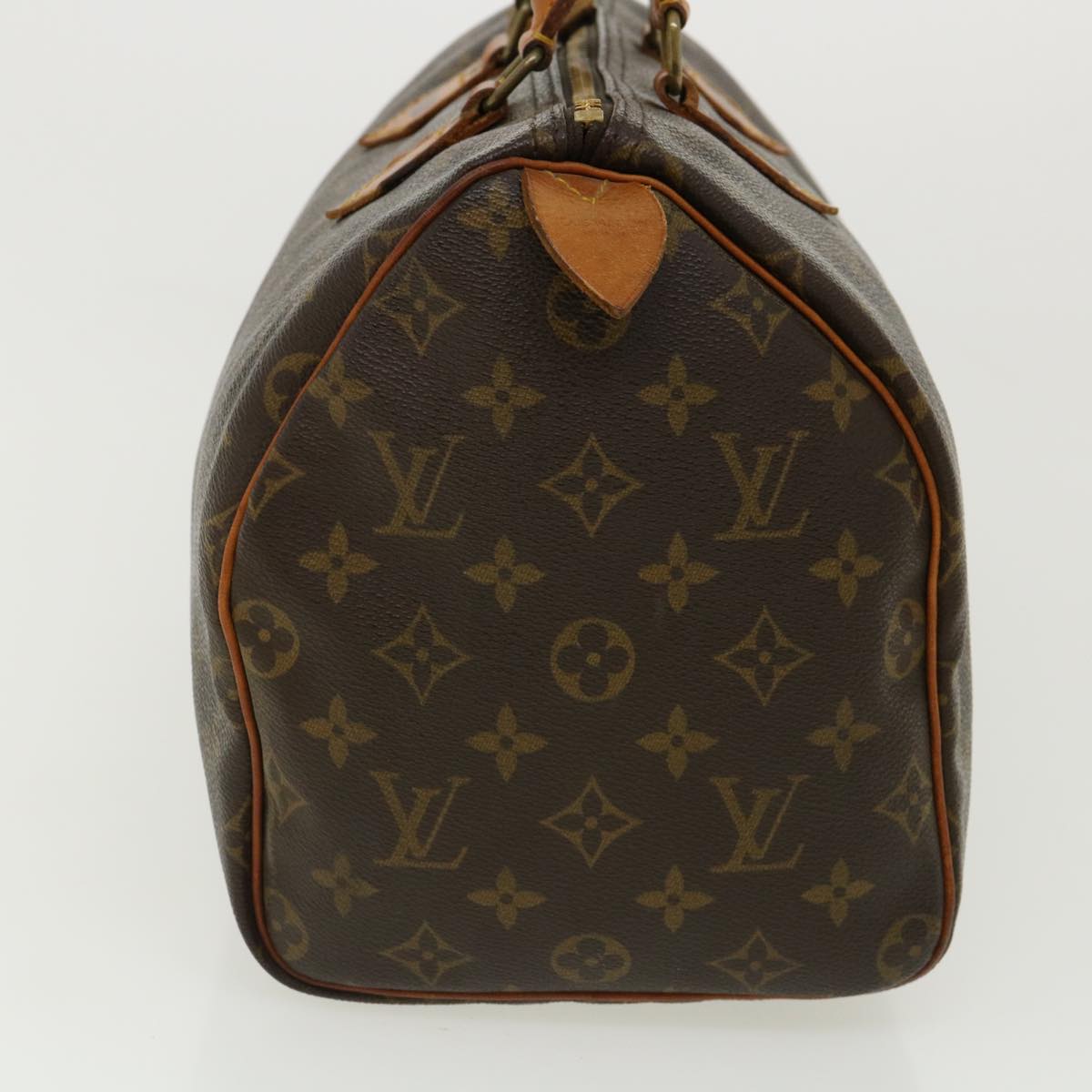 LOUIS VUITTON Monogram Speedy 30 Hand Bag M41526 LV Auth am3137