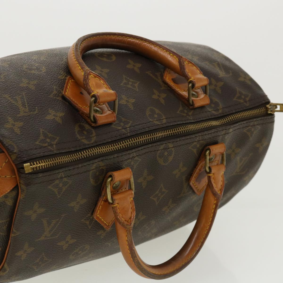 LOUIS VUITTON Monogram Speedy 30 Hand Bag M41526 LV Auth am3137