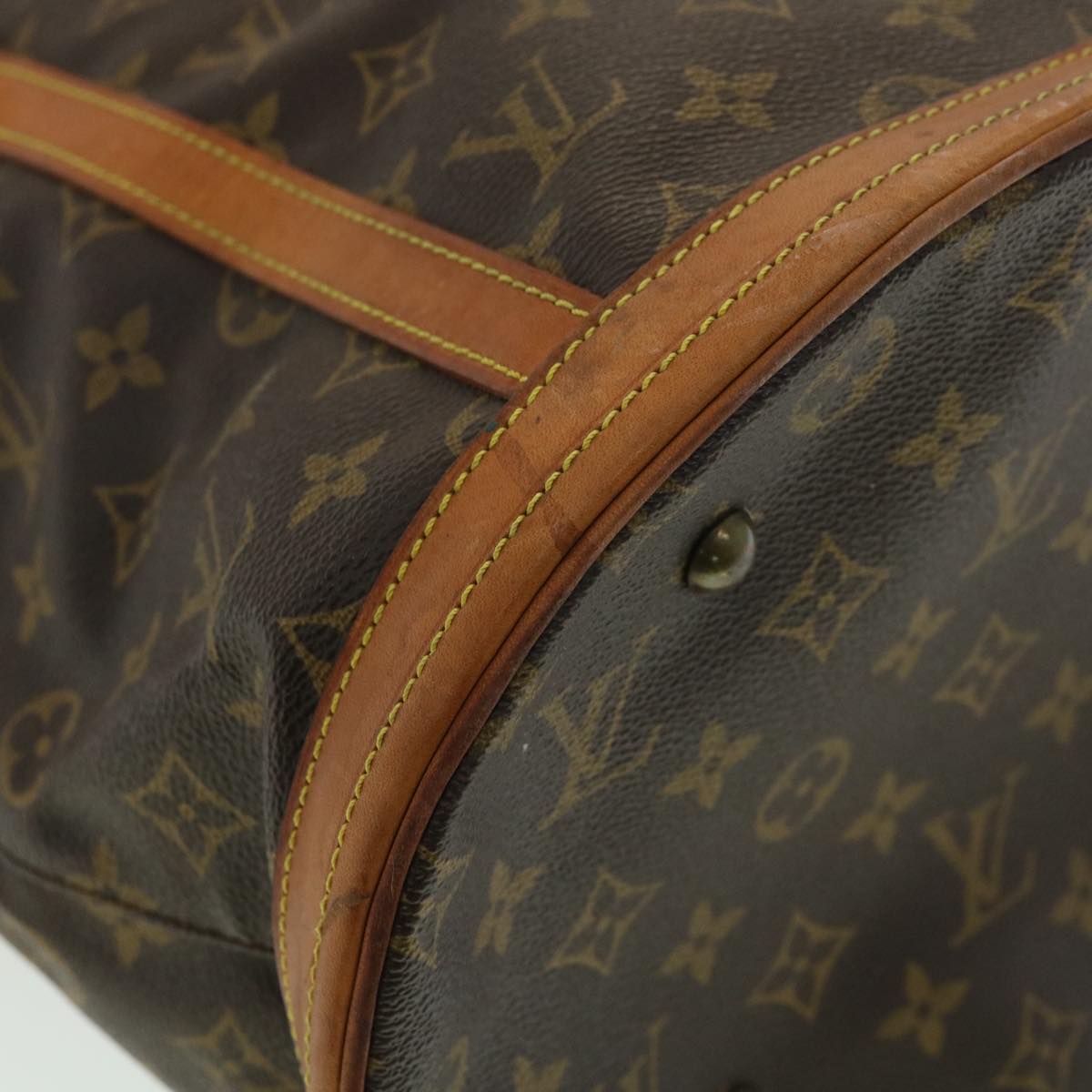 LOUIS VUITTON Monogram Bucket GM Shoulder Bag M42236 LV Auth am3196