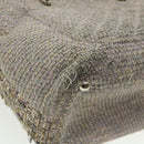 CHANEL Cambon Line Tote Bag Pink Gray CC Auth am3204-9