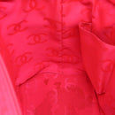CHANEL Cambon Line Tote Bag Pink Gray CC Auth am3204-22