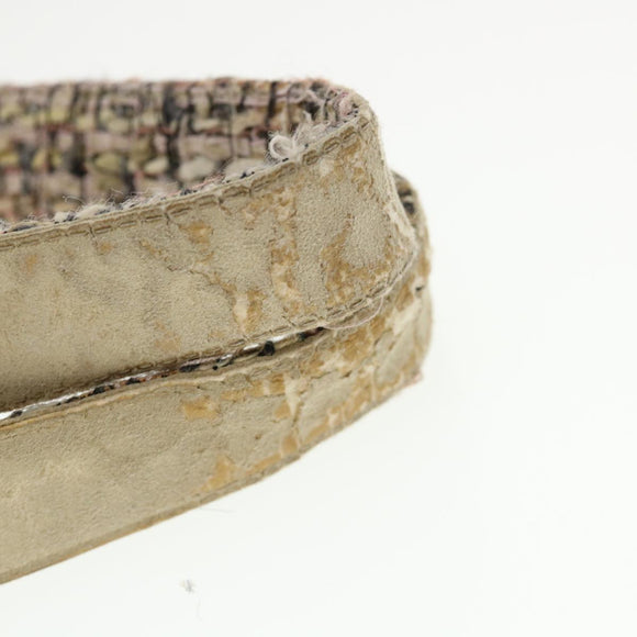 CHANEL Cambon Line Tote Bag Pink Gray CC Auth am3204