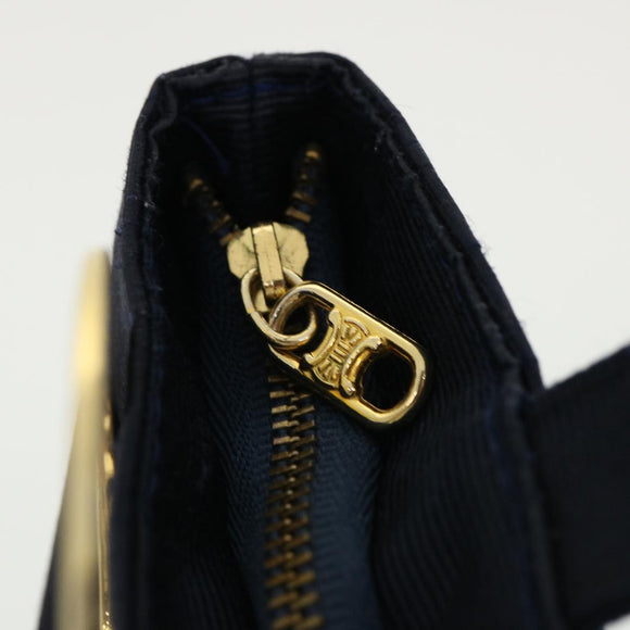 CELINE Circle Pouch Navy Auth am3209