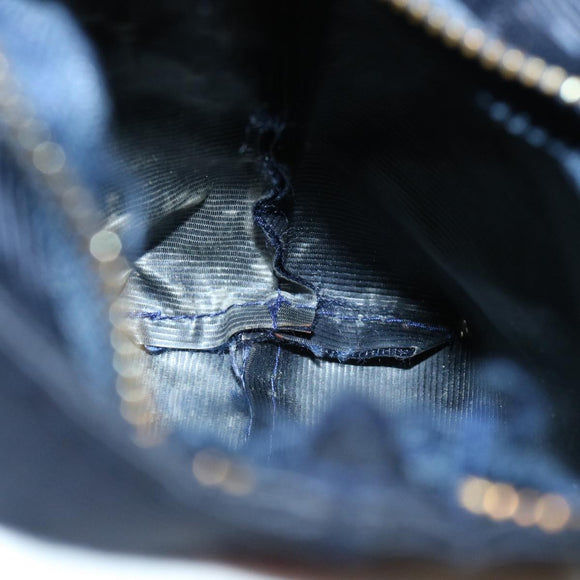 CELINE Circle Pouch Navy Auth am3209