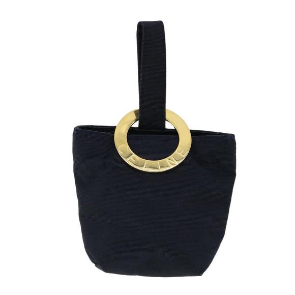 CELINE Circle Pouch Navy Auth am3209