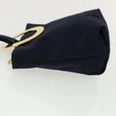 CELINE Circle Pouch Navy Auth am3209-4